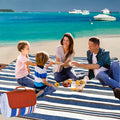 Scuddles 80   X 80    Picnic Blanket Extra Large, Waterproof And Foldable Beach Blanket, 3-Layer Outdoor Blanket Fits Up To 6 Ad