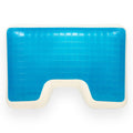 Wife Pillow - Insert Topper, Firm Cooling Gel / 80D Memory Foam For Sleeping That Stays Cold. Thin For Stomach Sleeper. Ergonomi