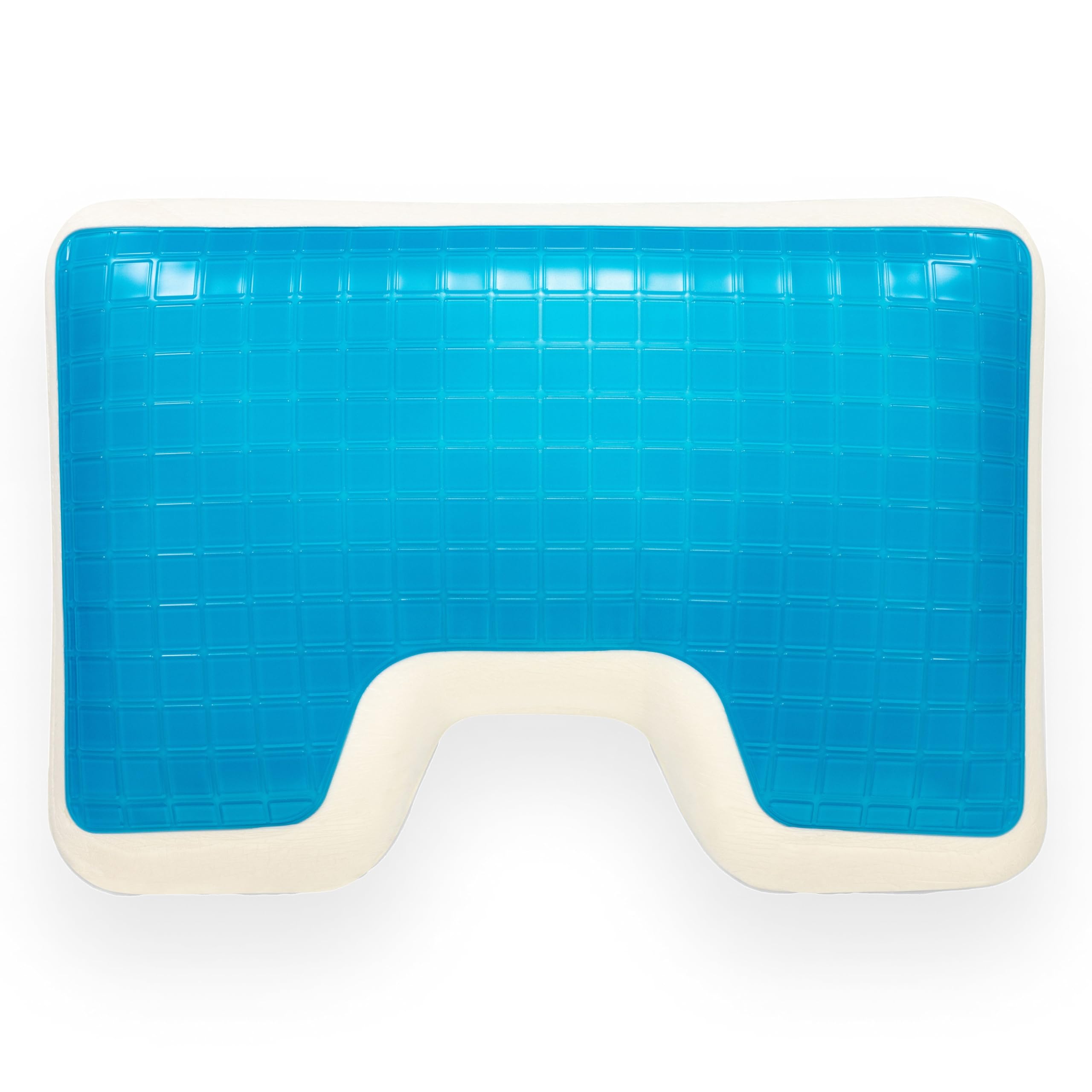Wife Pillow - Insert Topper, Firm Cooling Gel / 80D Memory Foam For Sleeping That Stays Cold. Thin For Stomach Sleeper. Ergonomi