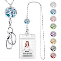 Usangers Lanyards For Keys Women Cute Teacher Lanyards For Id Badges Strong Stainless Steel Chain Lanyard Keychain Necklace Long