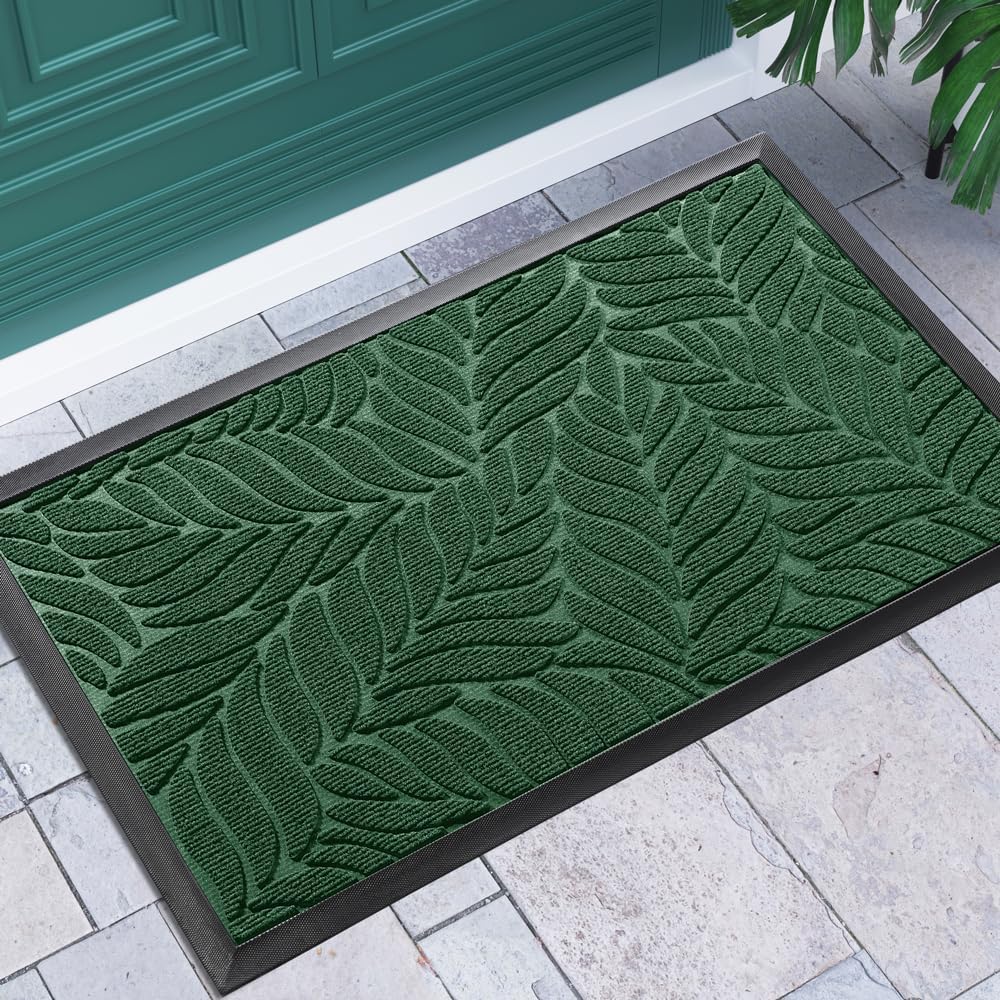 Yimobra Door Mats Outdoor Indoor, Heavy Duty Non Slip Welcome Mats For Front Door, Easy Clean Outside Doormats For Home Entry Ma