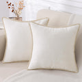 Decoruhome Christmas Chenille Soft Throw Pillow Covers 24X24 Set Of 2, Farmhouse Velvet Pillow Covers, Decorative Square Pillow