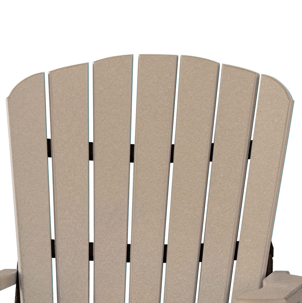 American Furniture Classics Balcony Height Table Double Glider, Weatherwood on Black