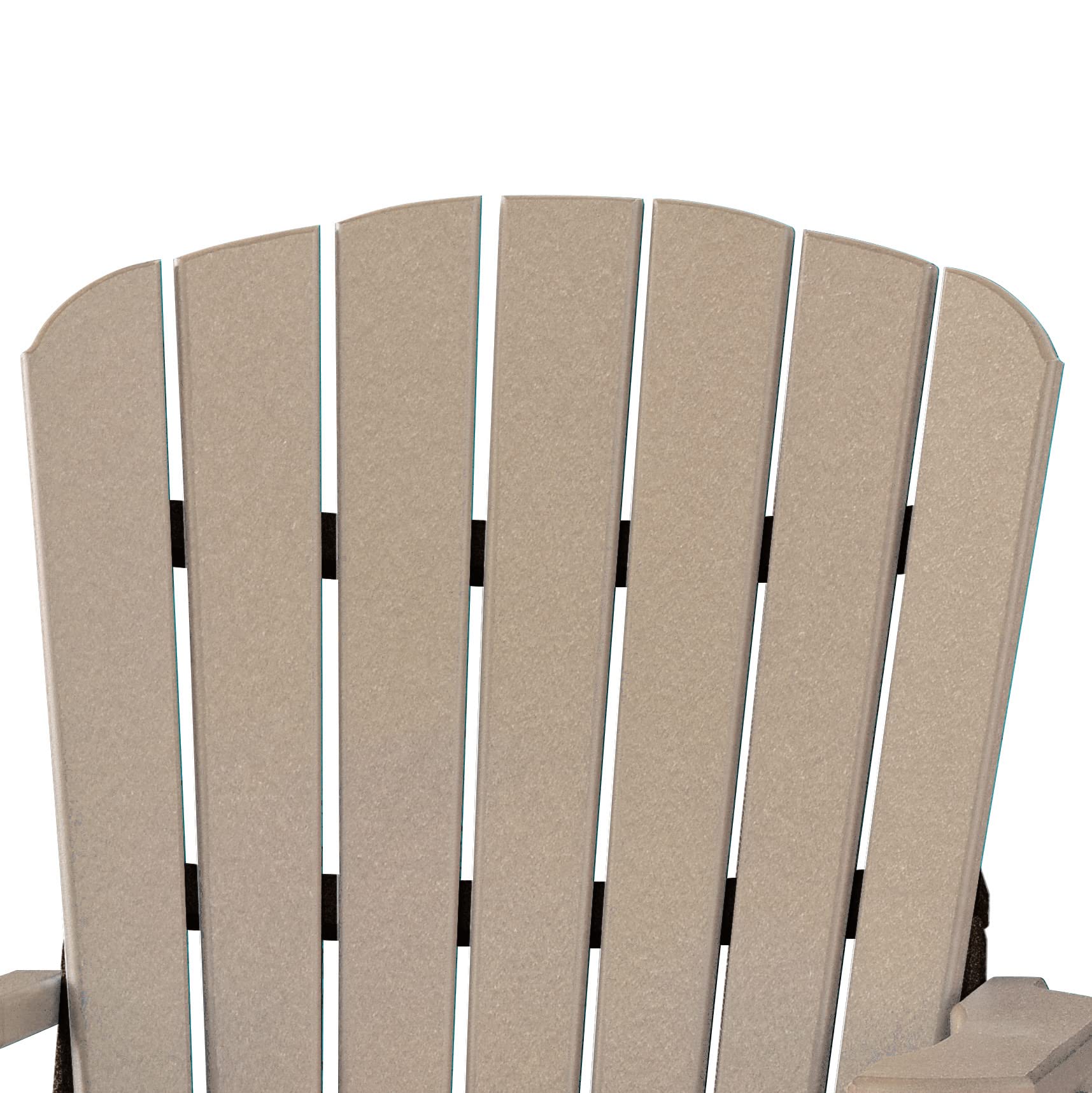 American Furniture Classics Balcony Height Table Double Glider, Weatherwood on Black