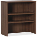 Lorell Essentials Walnut Laminate Stack-on Bookshelf, 36" x 15" x 36"