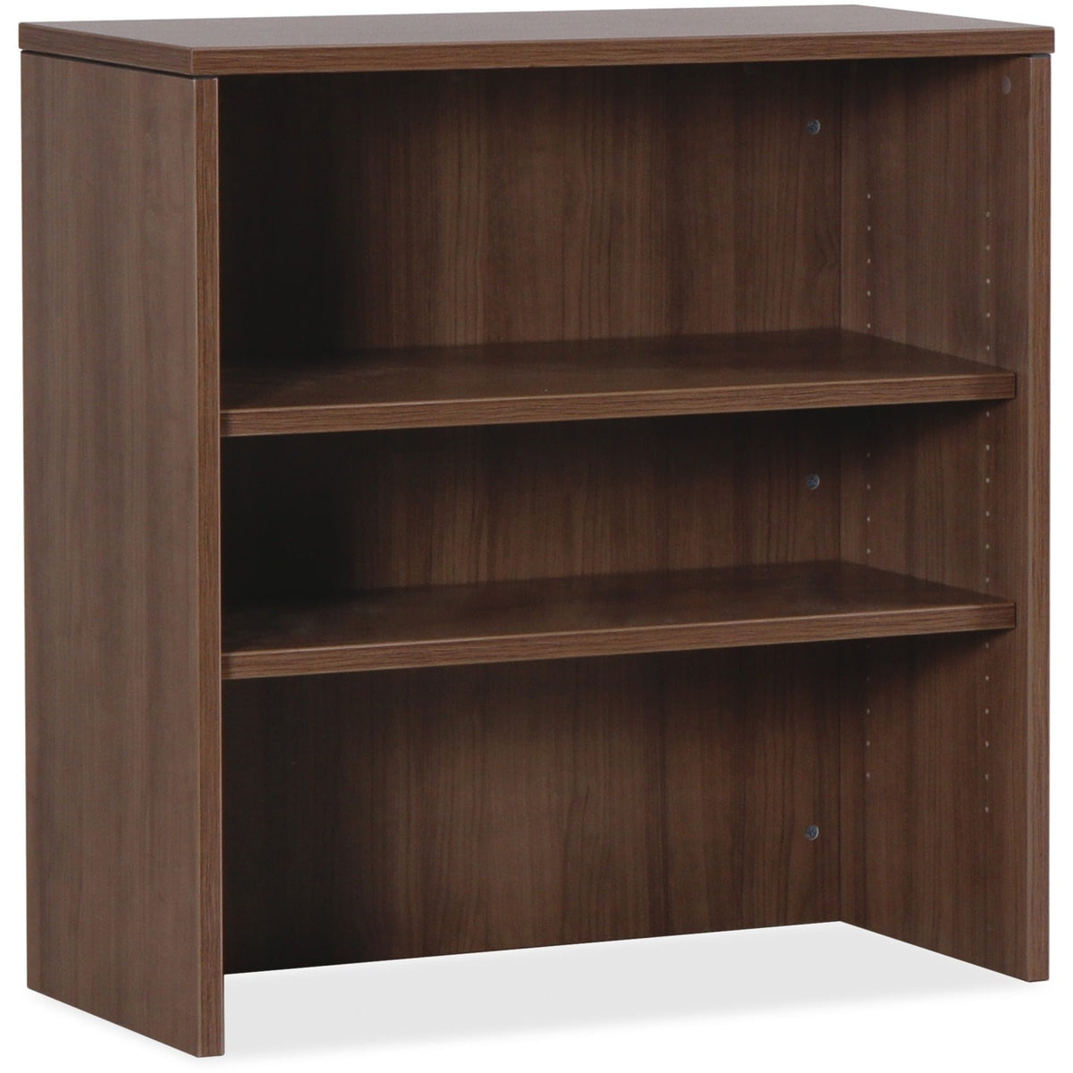 Lorell Essentials Walnut Laminate Stack-on Bookshelf, 36&quot; x 15&quot; x 36&quot;