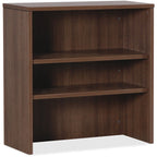 Lorell Essentials Walnut Laminate Stack-on Bookshelf, 36" x 15" x 36"