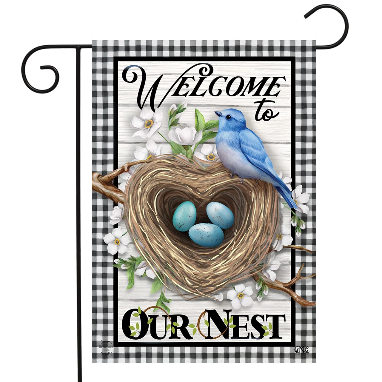 Welcome To Our Nest Garden Flag 12.5' X 18' Briarwood Lane