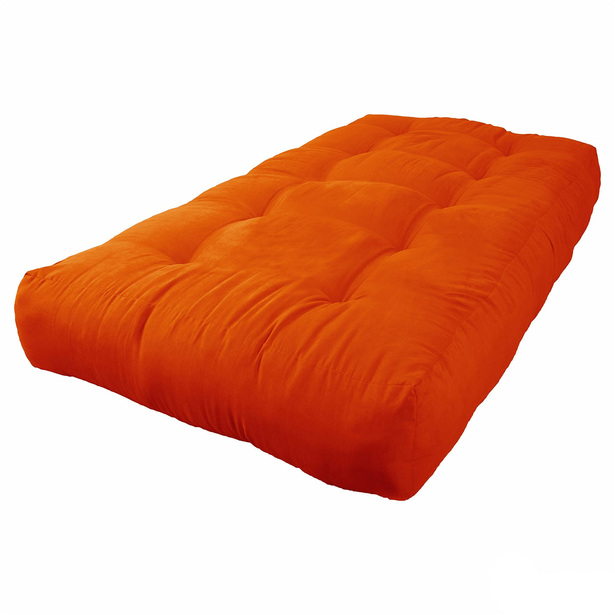 Blazing Needles Vitality 10&quot; Microsuede Futon Mattress, Twin, Tangerine Dream