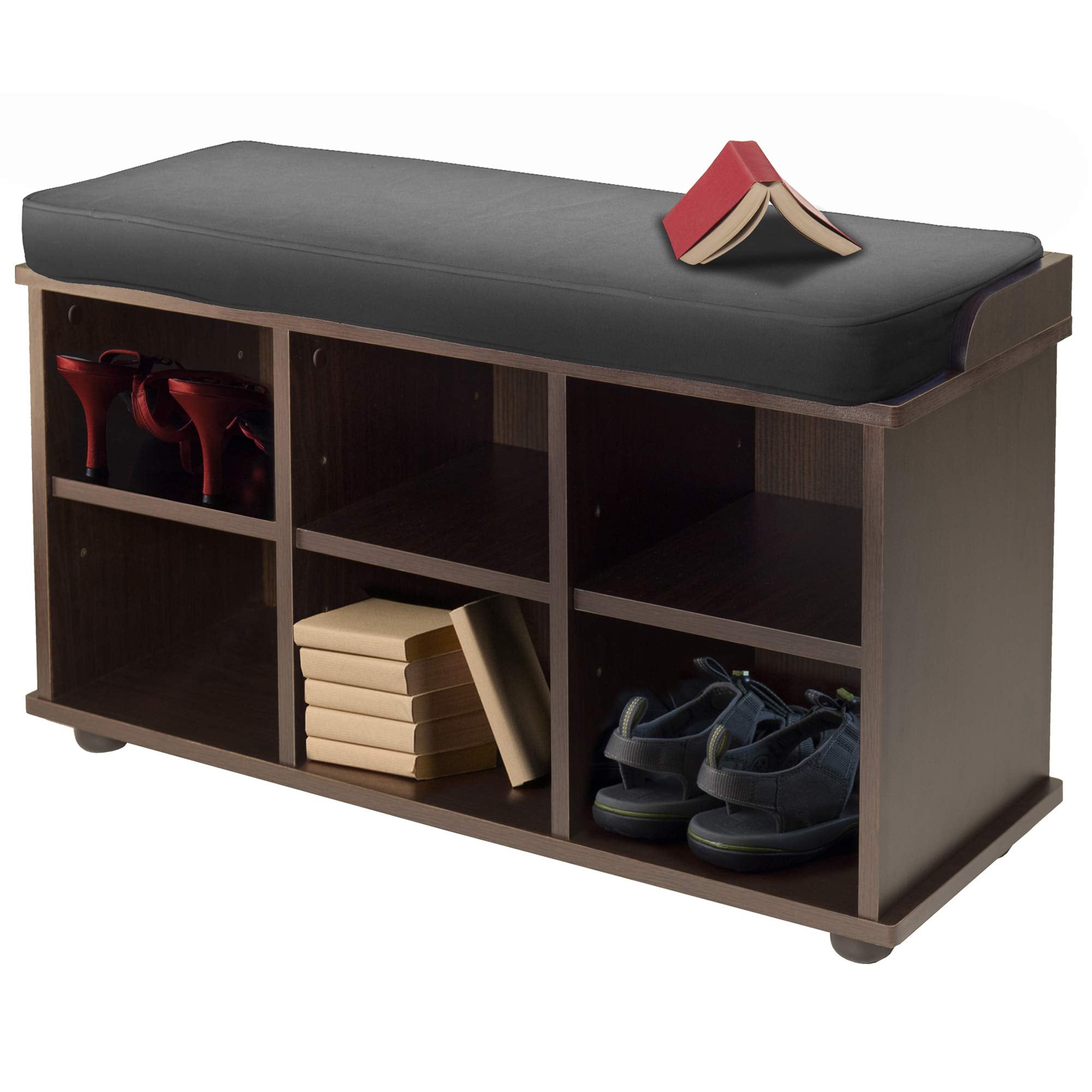 Winsome Townsend Bench, Dark Espresso