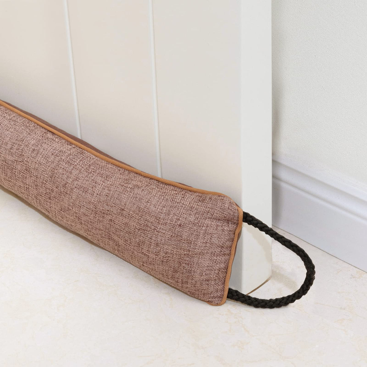 Marwood Under Door Draft Stopper 38 Inch Wind Stopper For Door & Window, Weighted French Air Draft Stopper Front Door Snake Nois