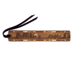 Wolf Howling Full Moon Forest Engraved Wooden Bookmark - Made In The Usa - Also Available Personalized