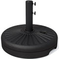 Jearey 22L Outdoor Umbrella Base Water Filled Stand, Patio Umbrella Base Stand, Patio Outdoor Heavy Duty Umbrella Holder Stand (