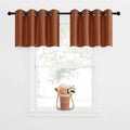 NICETOWN Room Darkening Valances Curtains Blackout, Thermal Insulated Curtain Valance Grommet Window Curtains Toppers for Living