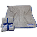 Logo Brands Ncaa Kentucky Wildcats Frosty Fleece Throw Blanket (50' X 60') - Soft Sherpa Material With Team Logo, Team Color T