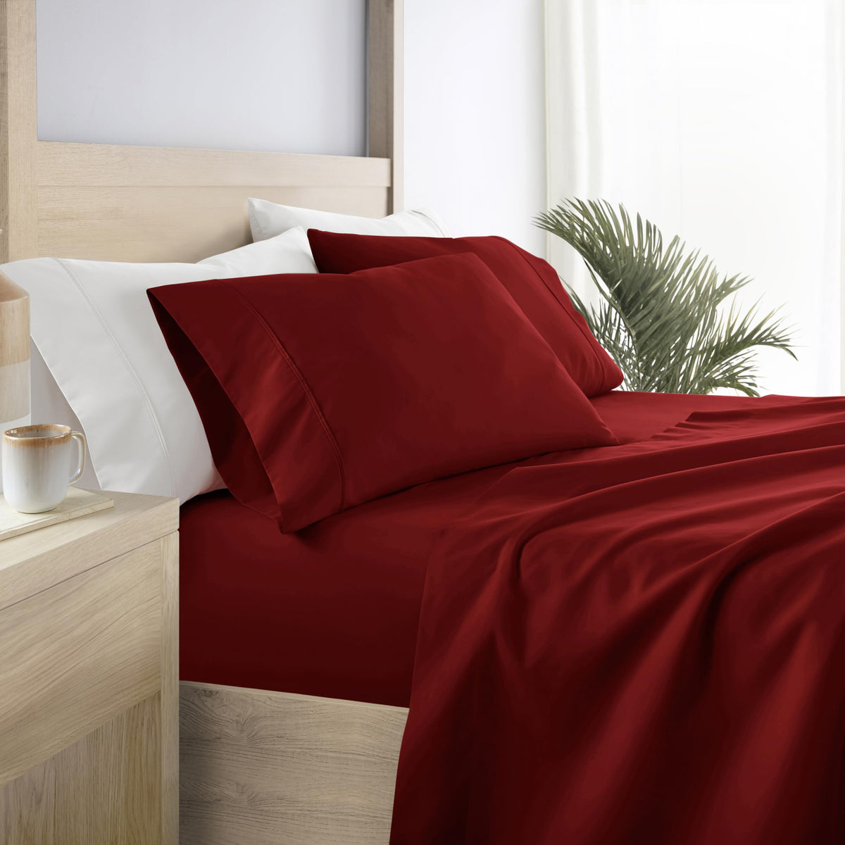 Linen Market Queen Sheet Set 4 Piece - Ultra Comfortable & Breathable Cooling Queen Bed Sheets - Deep Pocket & Wrinkle-Free Shee
