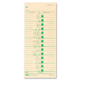 Tops Time Card For Acroprint, Ibm, Lathem And Simplex, Weekly, 3-1/2 X 9, 500 Per Box
