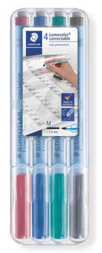 Staedtler Lumocolor Correctable Pens, 305Mwp4