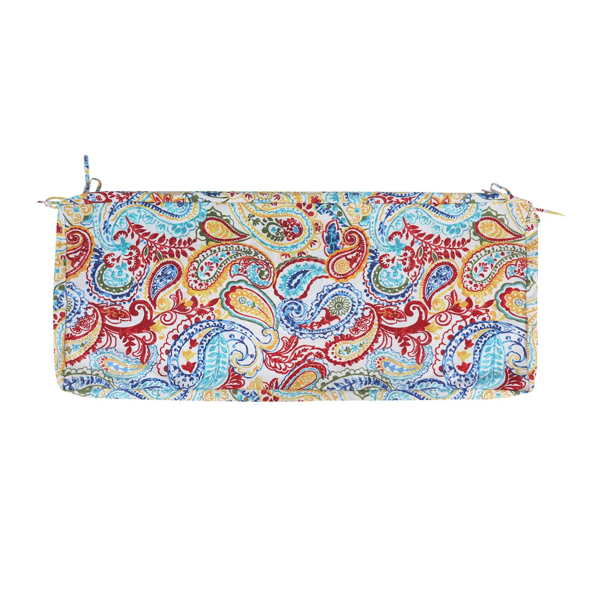 Funhome Outdoor Bench Cushion Cover 48 X18 X 3 Inch,Waterproof Covers With Zipper&Ties,Fade-Resistant Slipcover,Patio Porch Swin