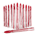 CANDWAX 10 inch Taper Candles Set of 12 - Unscented Candles Taper Burning for 8 Hours - No Drip Bleeding Taper Candles Ideal as 