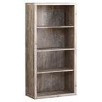 Monarch Specialties Bookcase - Sturdy Etagere with 3 Adjustable Book Shelves - 48? (Taupe)