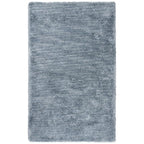 Rizzy Home Alora Decor Oregon 5'X7'6" Solid Shag Blue/Tone On Tone Tufted Area Rug