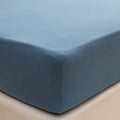Pure Era Jersey Knit Cotton Fitted Bottom Sheet Only (No Flat Sheet Or Shams) Deep Pocket Up To 15' To 20' Ultra Soft Comfy Br