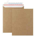 Valbox 9X11.5 Self Seal Photo Document Mailers 25 Pack Stay Flat Brown Cardboard Envelopes, 9.25 X 11.75 Inches