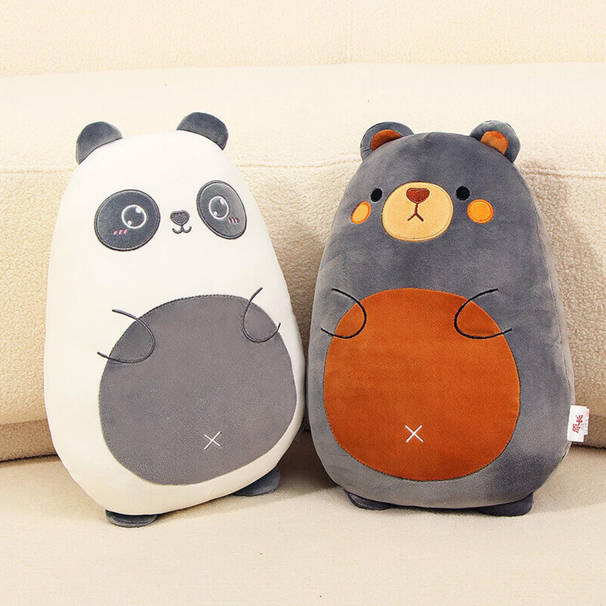 Kekeso Panda Plush Hugging Pillow Cute Stuffed Animal Plush Toy Throw Pillow Soft Cartoon Plushie Sleeping Pillow For Kids (Pand