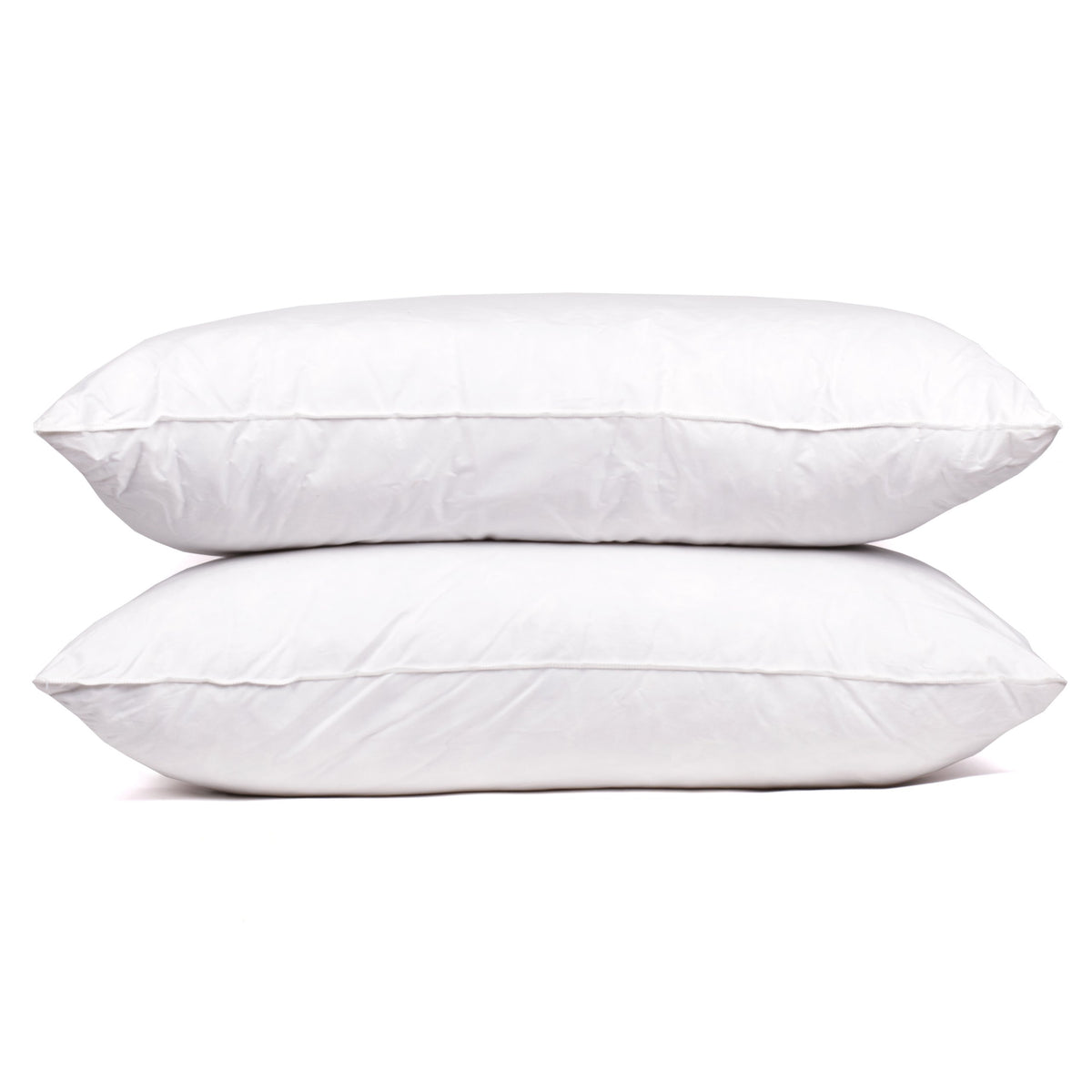 Sweet Home Collection Goose Down And Feather 400 Thread Count Premium Bed Pillow, Queen, White