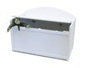 Lipper International Childs Toy Chest, 33.25 W x 17.75 D x 24.5 H, White