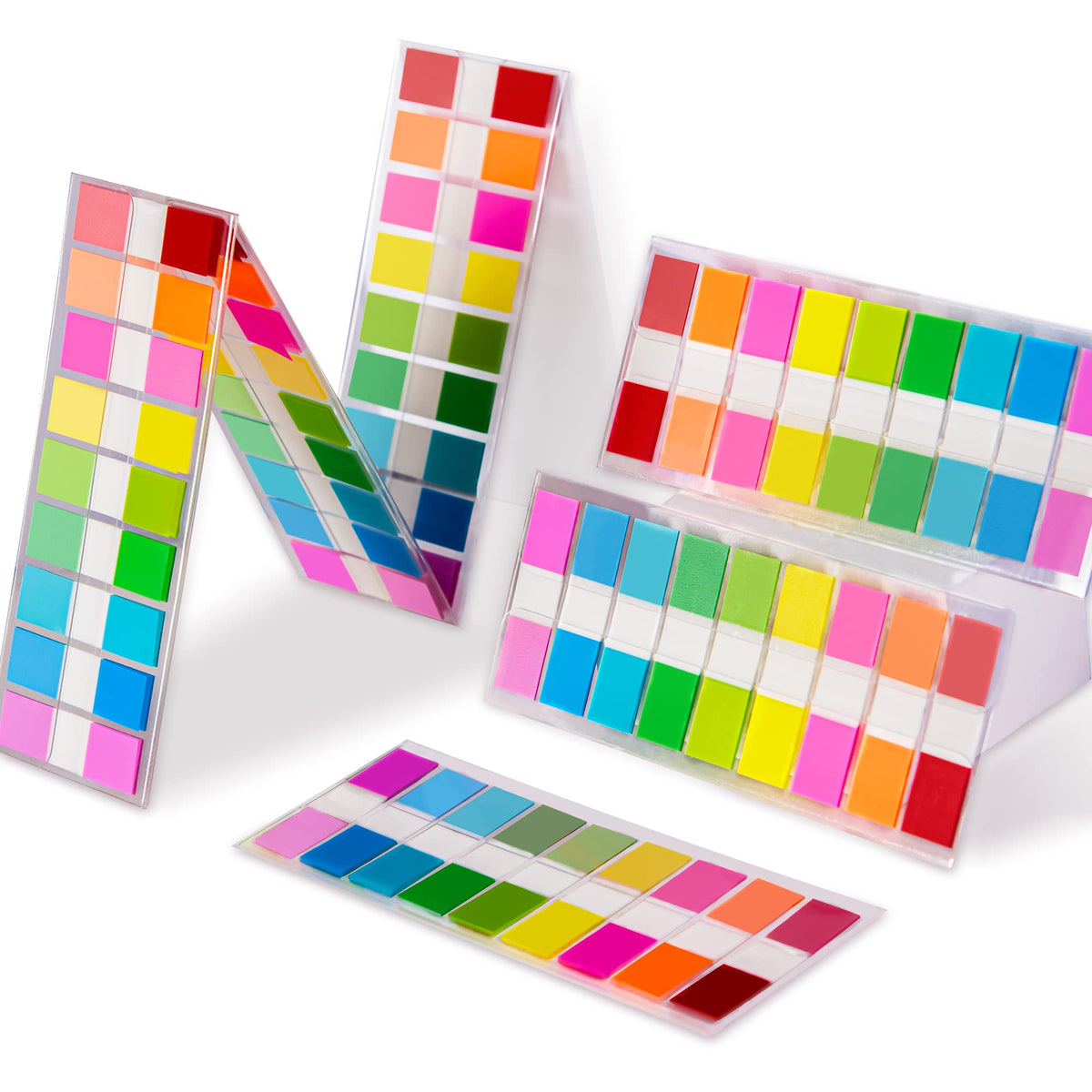 Golcellia 756 Pieces Transparent Sticky Notes Page Markers Book Tabs Page Tabs, Pop Up Index Tabs,Tabs For Annotating Books