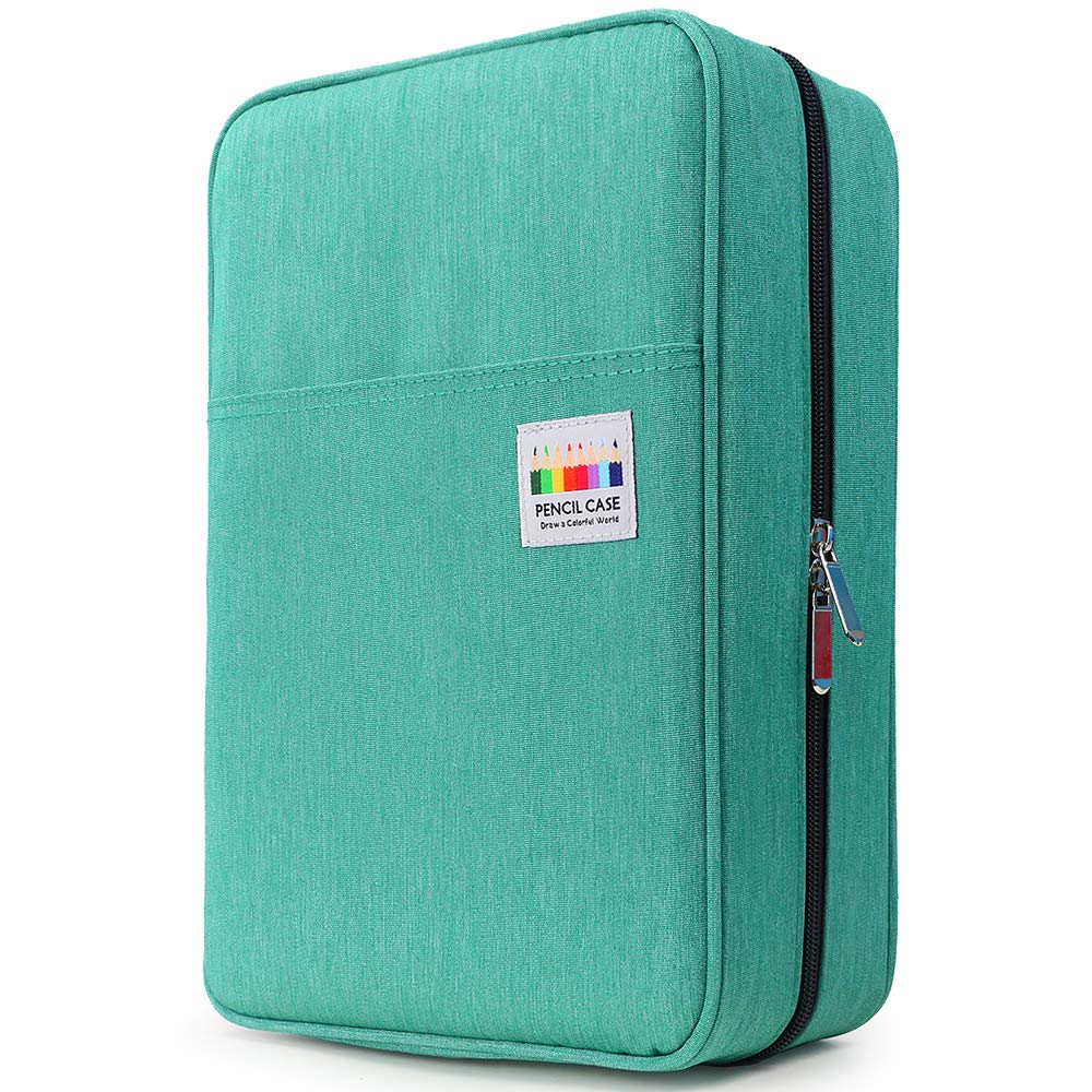 Youshares Big Capacity Colored Pencil Case - 300 Slots Large Pen Case Organizer With Multilayer Holder For Prismacolor Colored P