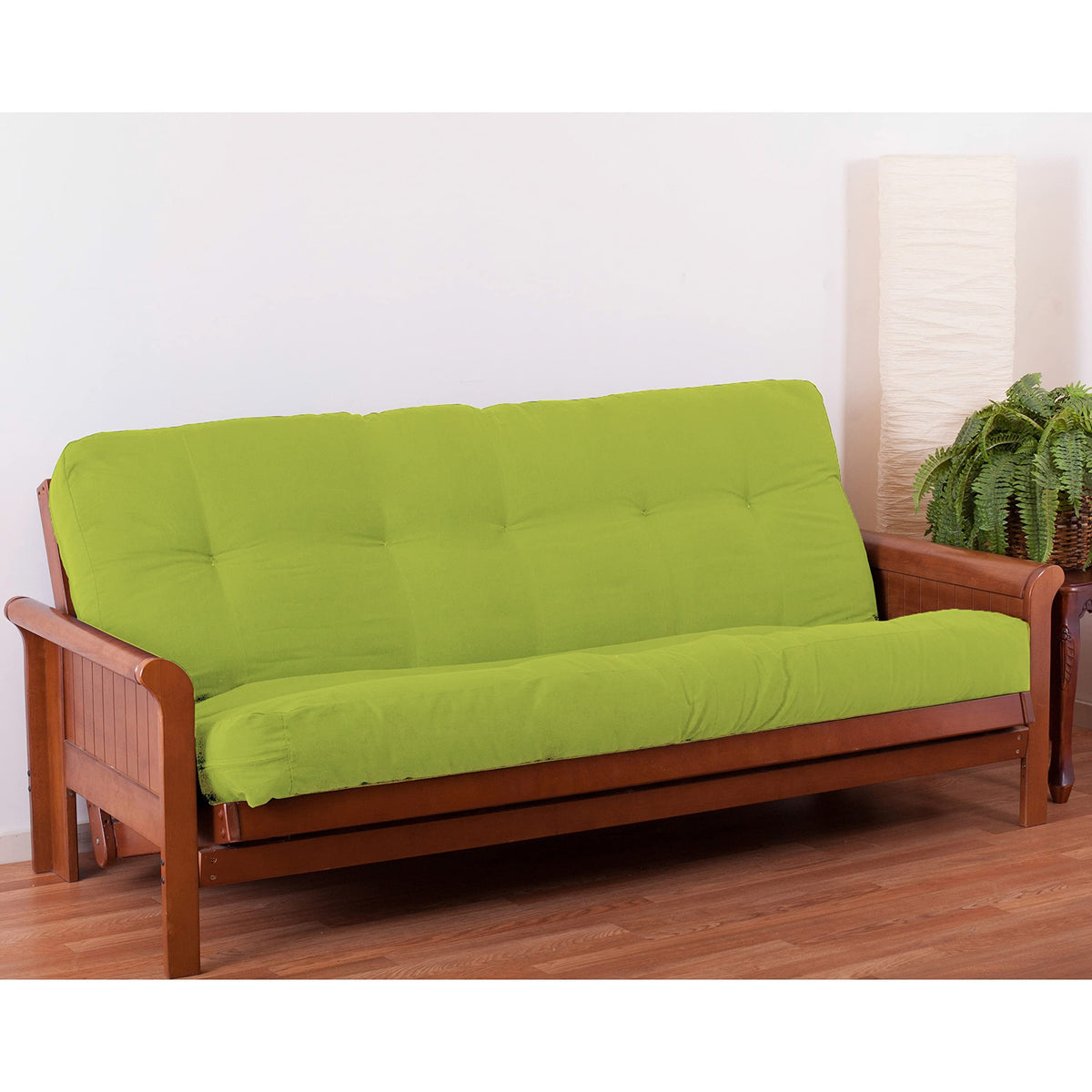 Blazing Needles Renewal 8&quot; Twill Futon Mattress, Full, Mojito Lime