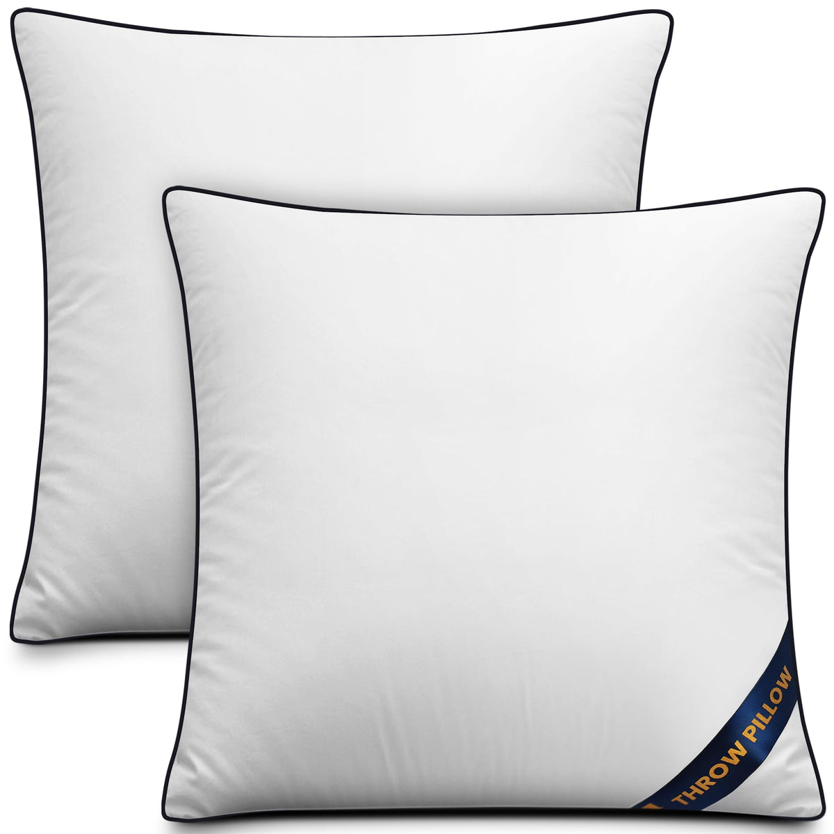 Utopia Bedding Throw Pillow Inserts (Pack Of 24, White), 18 X 18 Inches Decorative Indoor Pillows For Sofa, Bed, Couch, Cushion