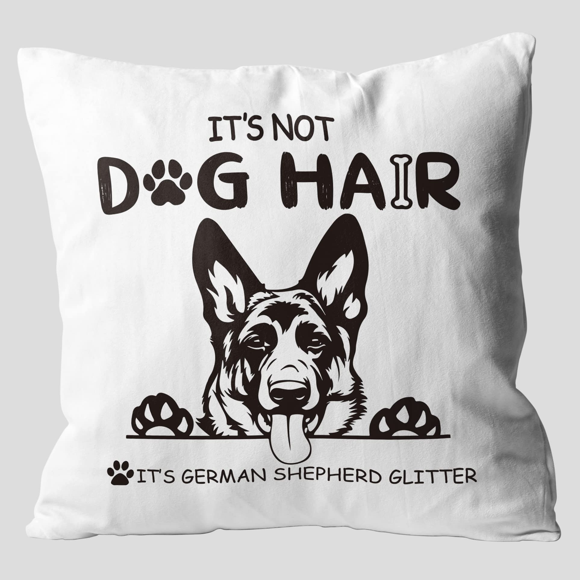 Grace Yonks Its Not Dog Hair Its German Shepherd Glitter Throw Pillow Covers, Gifts For Dog Lover. (German Shepherd (007B))