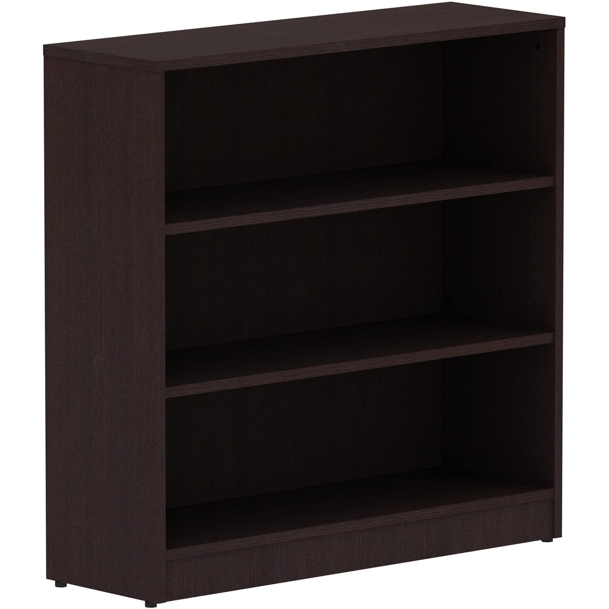 Lorell Essentials Espresso Laminate Bookcase, 36&quot; x 12&quot; x 36&quot;