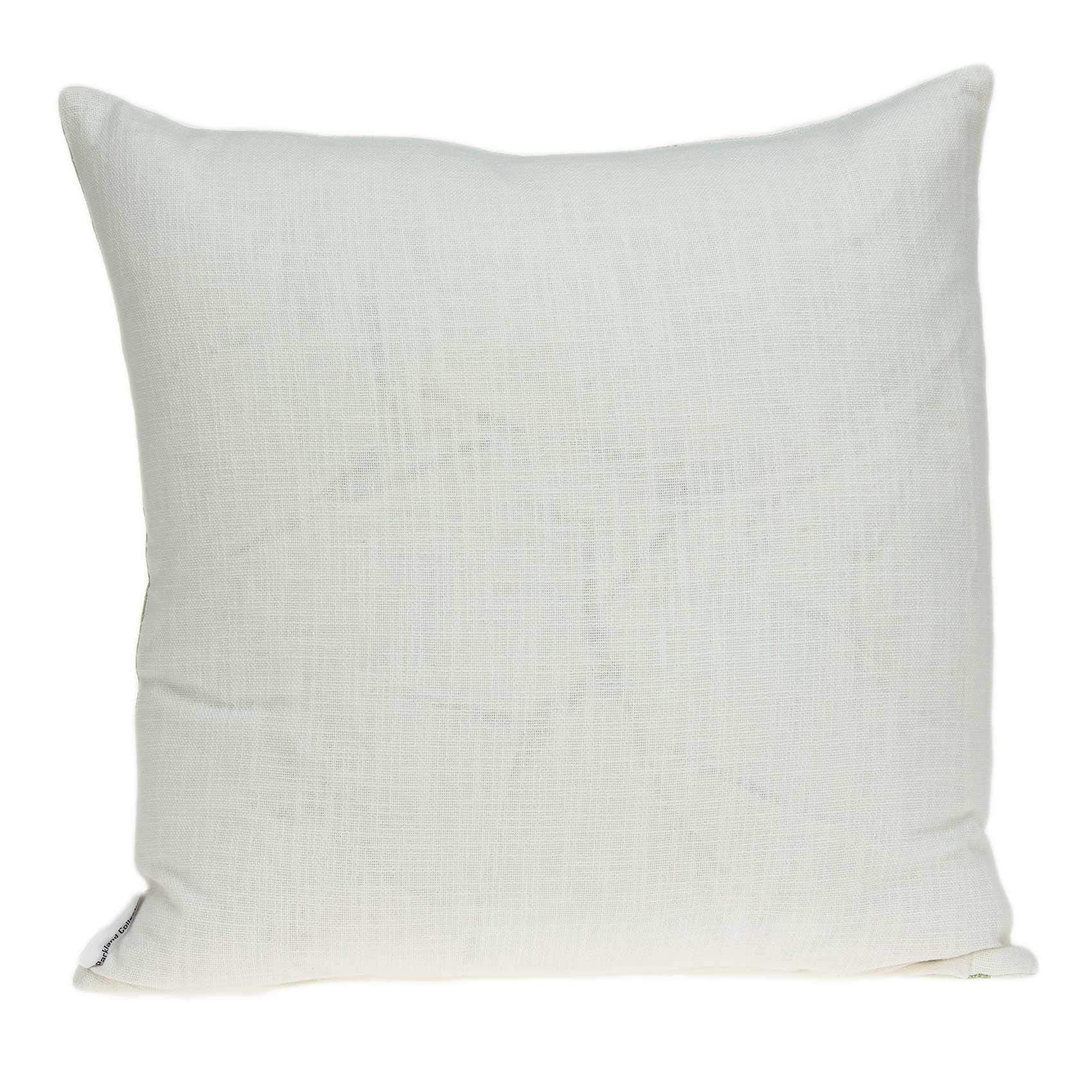 HomeRoots 100% Cotton Parkland Collection Canary Tropical Green Pillow Cover