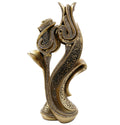 Islamic Table Decor Ramadan Eid Gift Bookend Showpiece Lale Gul Tulip & Rose Allah Muhammad (Gold)