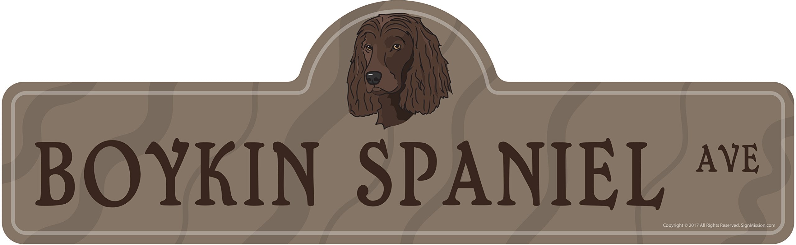 Boykin Spaniel Street Sign | Indoor/Outdoor | Dog Lover Funny Home D  Cor For Garages, Living Rooms, Bedroom, Offices | Signmiss