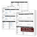 100 Sheets 3 Hole 12Th Generation Family Group Sheets Two-Sided Blank Genealogy Forms 8.5  11 Inch Family Tree Charts Genealogy