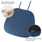 Gueglsa Outdoor Waterproof Seat Cushions 14X14 Inch, Non Slip Metal Chair Pad With Ties, U Shaped Metal Chair Cushion For Kitche