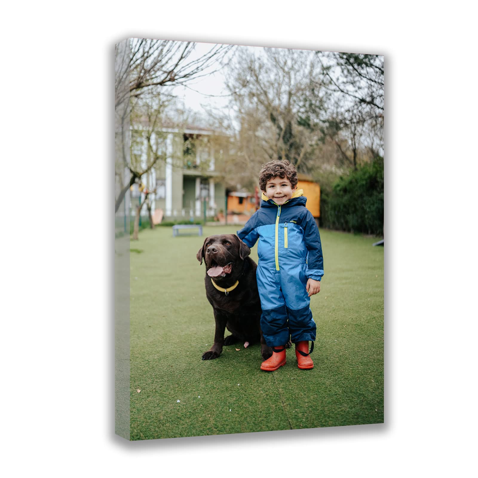 Custom Canvas Prints with Your Photos (10 x 12, Framed Canvas) Customized Framed Wall Art Personalized Canvas Pictures for P