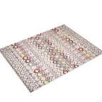 Safavieh Amsterdam Collection Area Rug - 9' X 12', Light Grey & Multi, Moroccan Boho Design, Non-Shedding & Easy Care, Ideal For