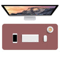 Desk Pad, 30' X 14' Pu Leather Mat, Xl Extended Mouse Waterproof Blotter Protector, Ultra Thin Large Laptop Keyboard Non-Slip