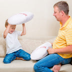 Jetec 2 Pcs Sports Pillow Fluffy Soft Throw Pillow Cute Shaped Sports Decor Round Plush Pillow Sport Theme Cushion Stuffed Pillo