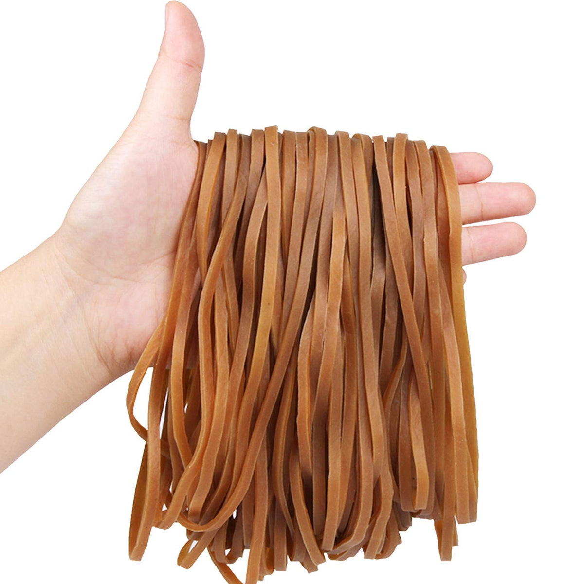 150 Pack Large Rubber Bands, Heavy Duty Trash Can Band, Strong Elastic Bands For Office Supply, Garbage Cans, File Folders, Size