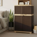 Prima AlfaDeluxe Plastic Cabinet With Extension For More Storage (Medium) | Space Organizer | Cupboard | Multipurpose For Home 
