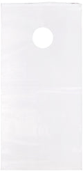 Uline 6' X 12' 1.5 Mil Clear Doorknob Bags, 100 Pack, Literature Drop Bags (S-2176)