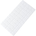 Webos Foldable Silicone Bathtub Mat: Jumbo Size Heavy Duty Safety Bath Mat for Tub Without Suction Cups Non Slip Bath & Shower M